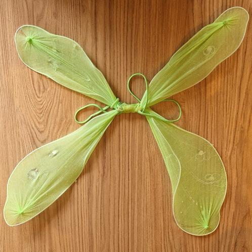 Feeën vleugels vlinder groen, Kinderen en Baby's, Carnavalskleding en Verkleedspullen, Gebruikt, Meisje, Ophalen of Verzenden