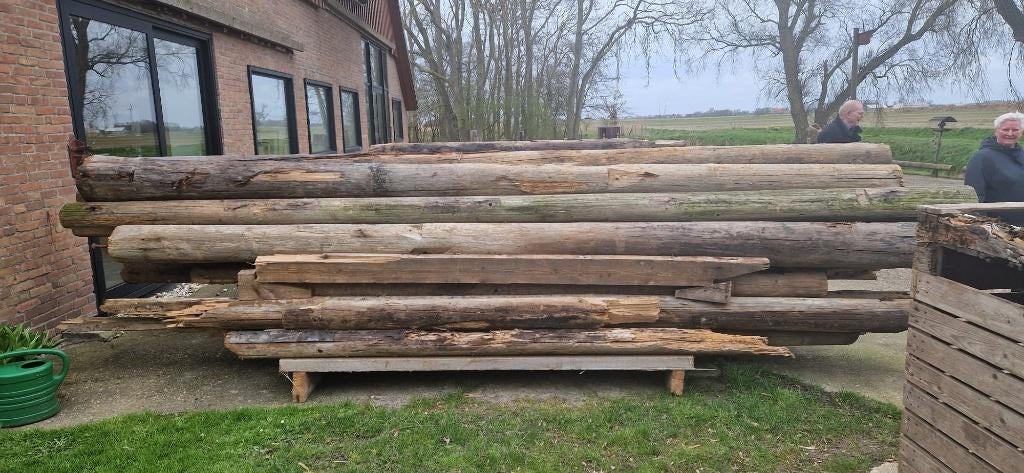 Houten palen, rondhout, Ophalen, Gebruikt, 250 cm of meer, Palen