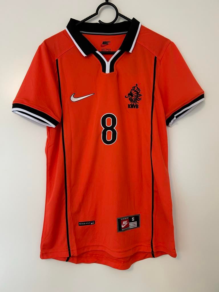 Nederlands Elftal shirt 1998 Bergkamp 8 Maat S, Maat S, Ophalen of Verzenden, Zo goed als nieuw, Shirt