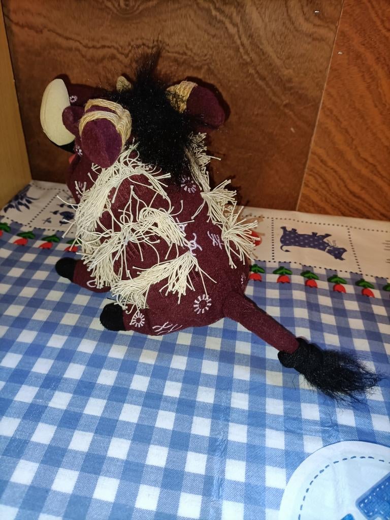 Pumba knuffel The Lion King the musical 21 cm groot, Ophalen of Verzenden, Leeuwenkoning of Jungle Boek, Zo goed als nieuw, Knuffel