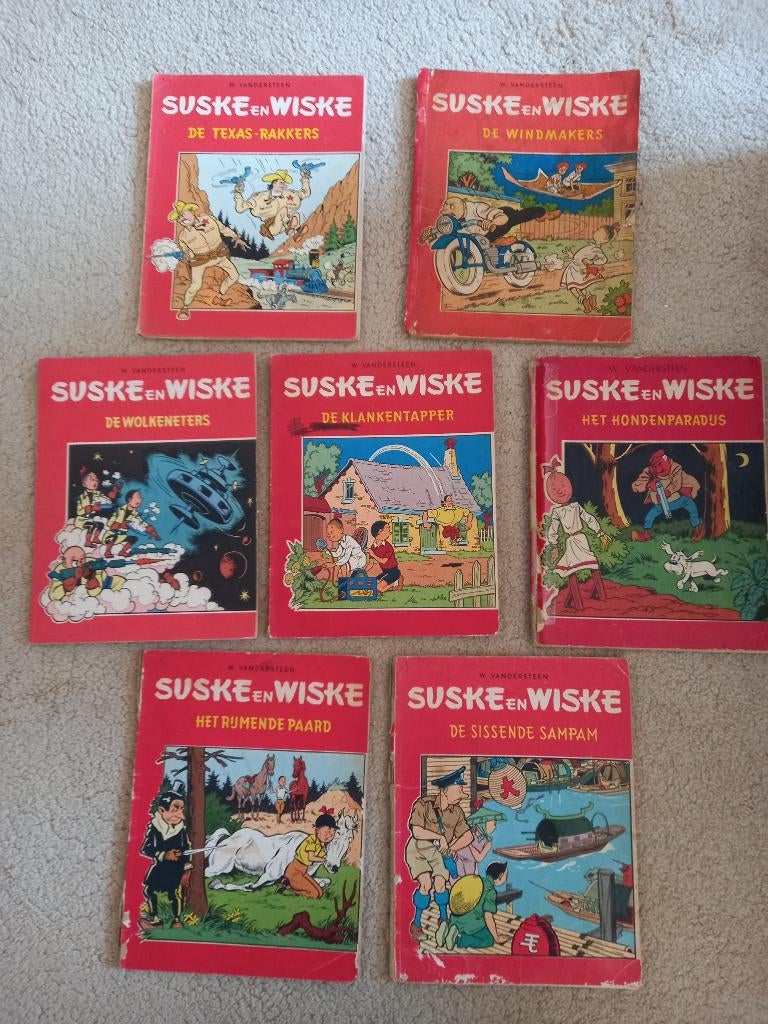 Suske en Wiske TV Twee kleuren Vlaams 2, Boeken, Stripboeken, Gelezen, Willy Vandersteen, Ophalen of Verzenden, Meerdere stripboeken