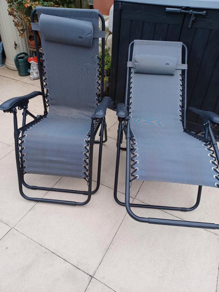 2x human nature relaxstoel 70€ 1 koop, Caravans en Kamperen, Kampeermeubelen, Ophalen