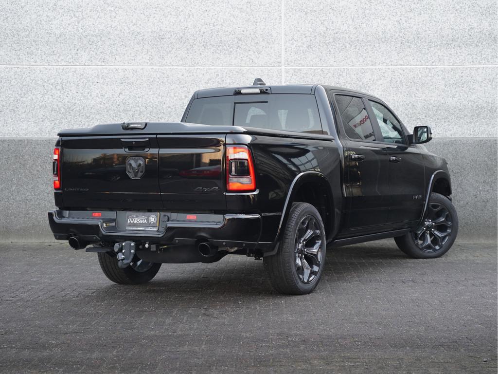 Dodge Ram 1500 5.7 V8 4x4 Crew Cab Limited Night | Multifunc, Auto's, Automaat, 5654 cc, 402 pk, Zwart