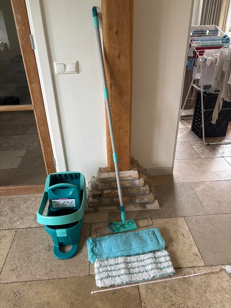 Leifheit Profi XL Vloerwisser Systeem - Micro Duo - 42 cm, Huis en Inrichting, Schoonmaakartikelen, Ophalen, Dweilemmer, -bak, of -wagen