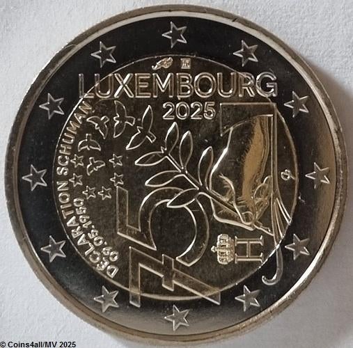 Luxemburg bijzondere 2 euromunten UNC 2004 - 2025, Ophalen of Verzenden, Luxemburg, 2 euro, Losse munt