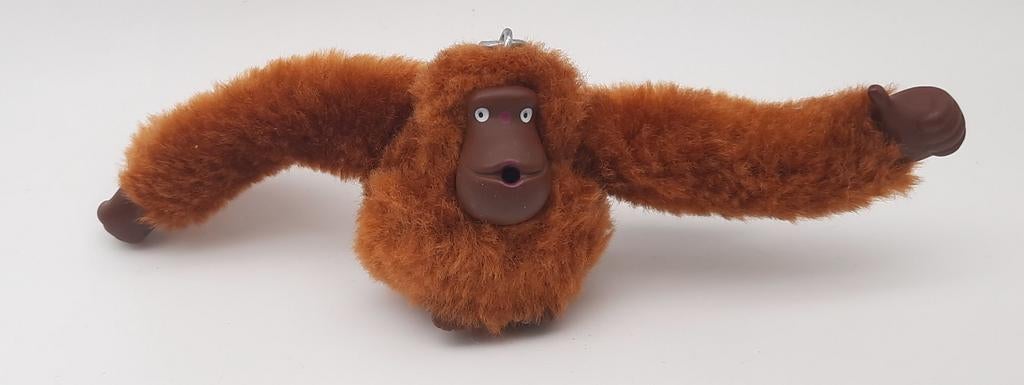 Kipling Oranje Bruin Aapje Julie sleutelhanger, Verzamelen, Ophalen of Verzenden, Gebruikt