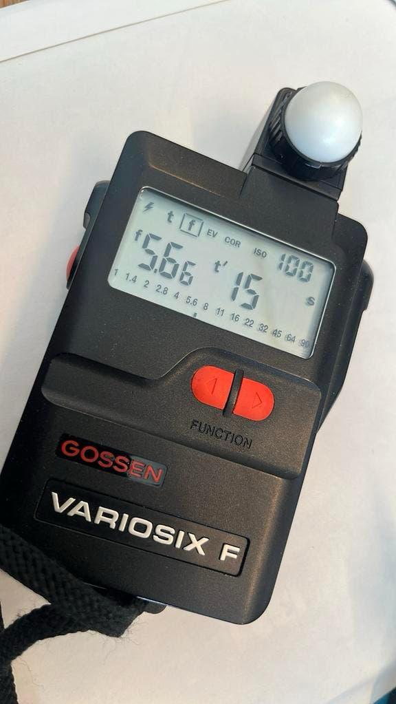 Gossen Variosix F Flitsmeter - Zo goed als nieuw, Ophalen of Verzenden, Zo goed als nieuw
