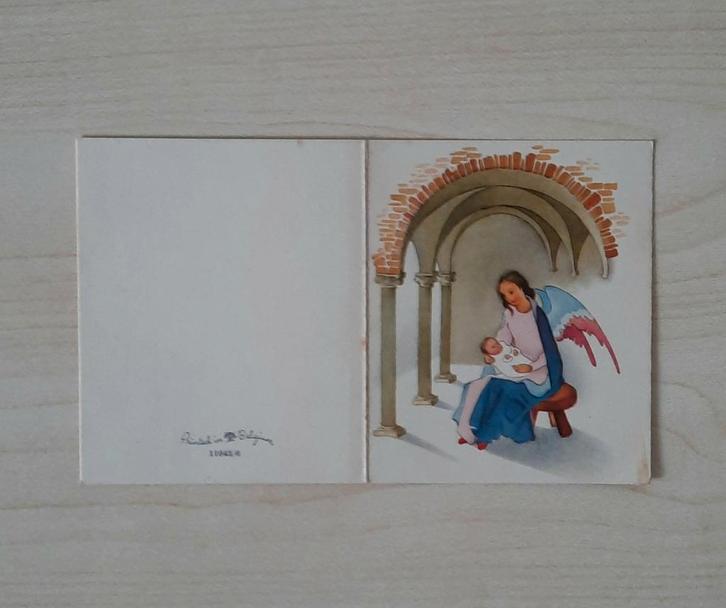 Vintage Geboortekaartje THEO 22-07-1953 Coloprint nr:11043/6, Verzamelen, Geboortekaartjes en Visitekaartjes, Geboortekaartje