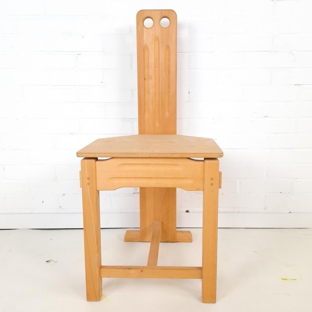 Vintage modernist constructivist stoeltje jaren 70, Antiek en Kunst, Antiek | Meubels | Stoelen en Banken, Ophalen