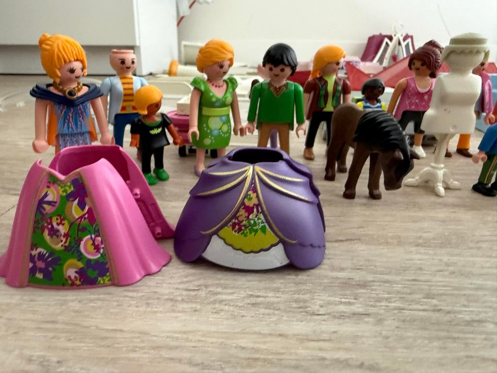 Grote doos vol Playmobil: poppen, meubels en onderdelen, Kinderen en Baby's, Speelgoed | Playmobil, Ophalen, Gebruikt, Los playmobil
