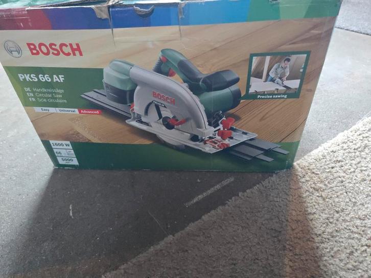 Bosch PKS 66 AF Cirkelzaag - Zo Goed Als Nieuw, Doe-het-zelf en Verbouw, Gereedschap | Zaagmachines, Zo goed als nieuw, Cirkelzaag