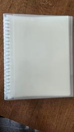 2 ringband mappen met elk 35 insteekhoezen, Ophalen of Verzenden, Nieuw, Overige thema's