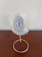 Agaat maan op standaard nieuw, Ophalen of Verzenden, Mineraal