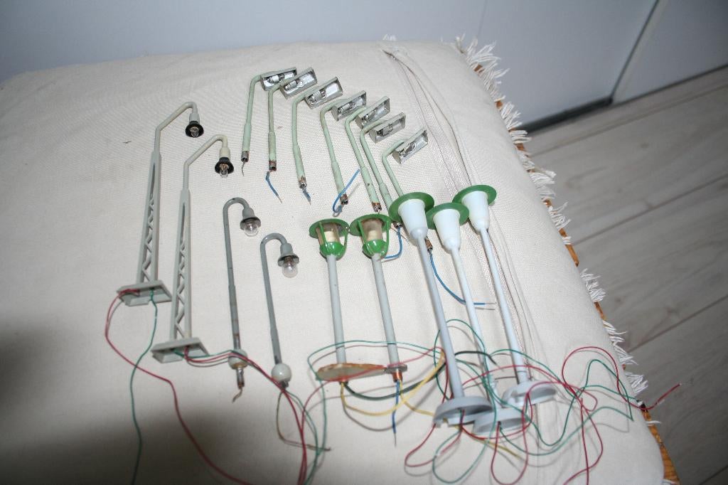 modelbaan straat verlichting, Hobby en Vrije tijd, Overige merken, Gebruikt, Gelijkstroom of Wisselstroom, Overige typen