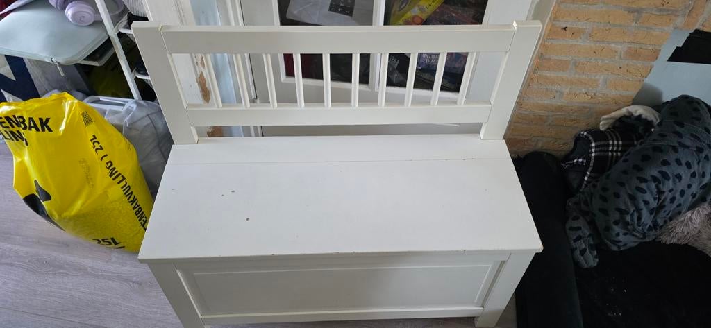 Leuk bankje / speelgoedkist / verkleedkist, Gebruikt, Kast, 75 tot 100 cm, Minder dan 50 cm