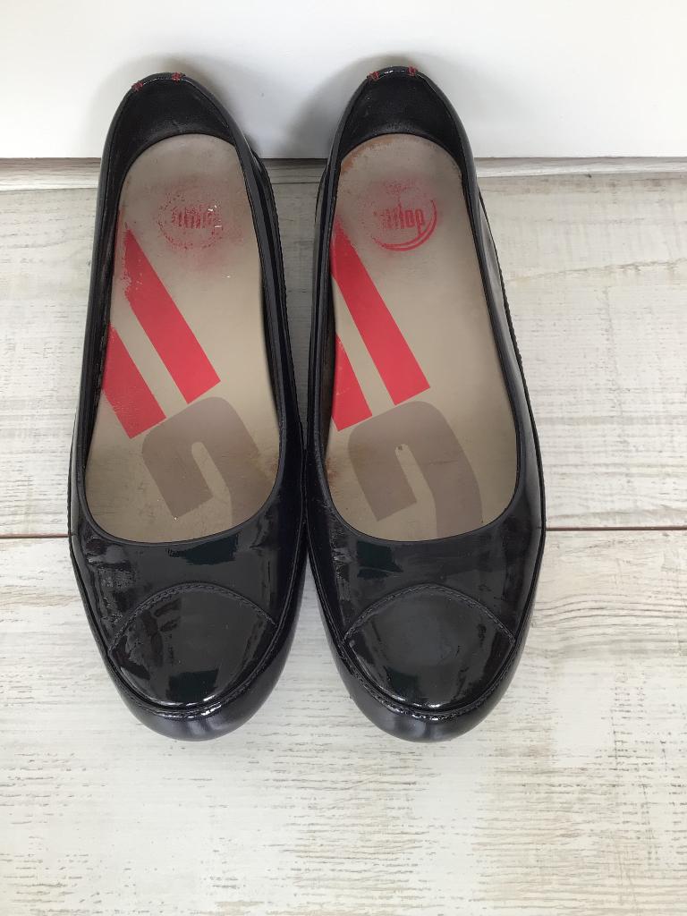 FitFlop Schoenen zwart lak maat 38, Kleding | Dames, Schoenen, Ophalen of Verzenden, Zo goed als nieuw, Instappers, Zwart