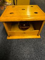 Houten Stoof met Aardewerk Potje, Ophalen of Verzenden