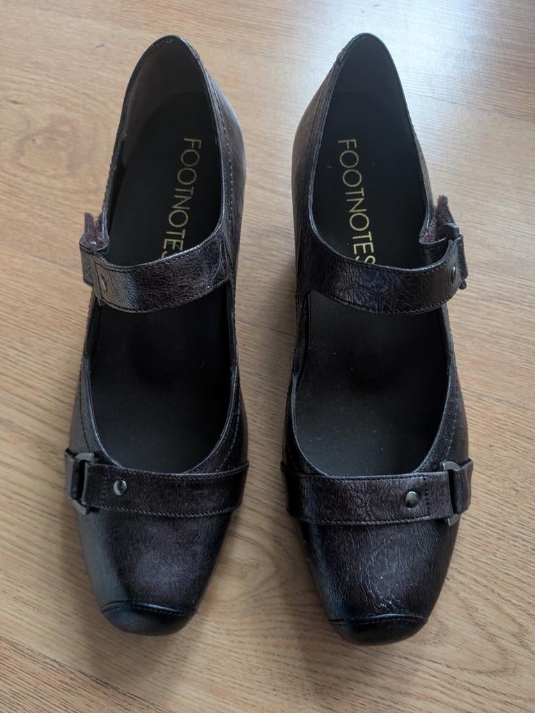 Footnotes Mary Jane Pumps - Maat 39 uitneembare zooltjes, Kleding | Dames, Schoenen, Zo goed als nieuw, Pumps, Bruin, Ophalen of Verzenden