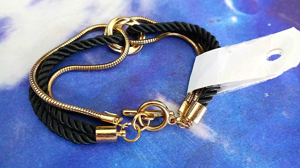 Soepele Snake Dubai Chain met ambachtelijk vlechtwerk, Verzenden, Nieuw, Zwart, Goud