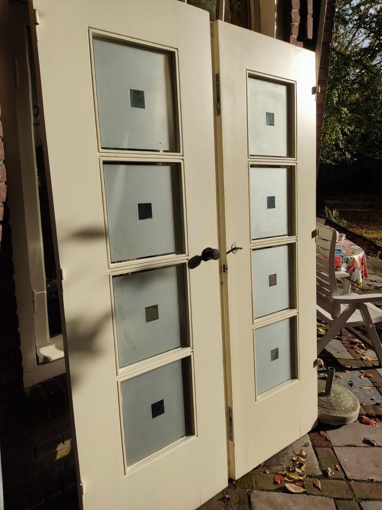 ensuite deuren, Ophalen of Verzenden, Glas, Binnendeur, 200 tot 215 cm