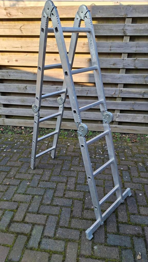 ALUCO VOUWLADDER - Veelzijdig en Compact, Doe-het-zelf en Verbouw, Ophalen, Gebruikt