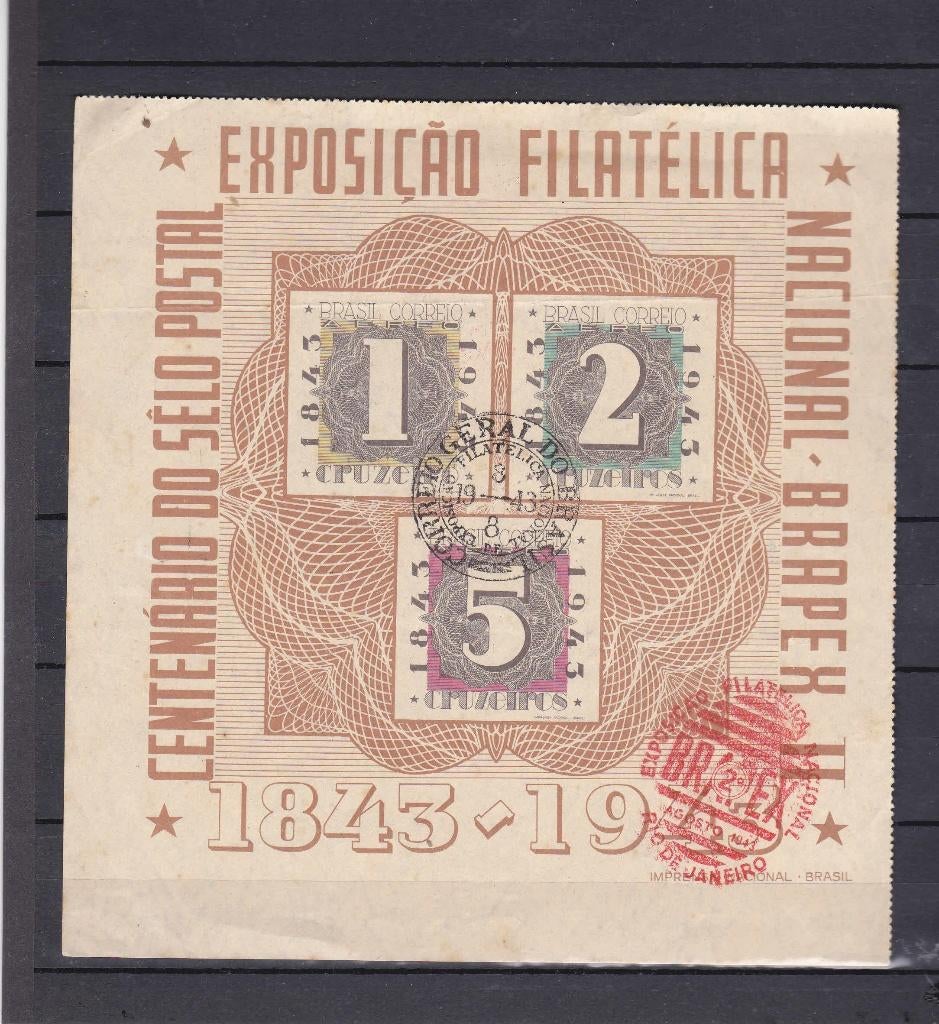 172. Brazilië 1943, Ophalen of Verzenden, Gestempeld, Zuid-Amerika