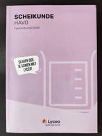 Scheikunde HAVO Examenbundel 2025 Lyceo, Lyceo, Zo goed als nieuw, Beta, HBO