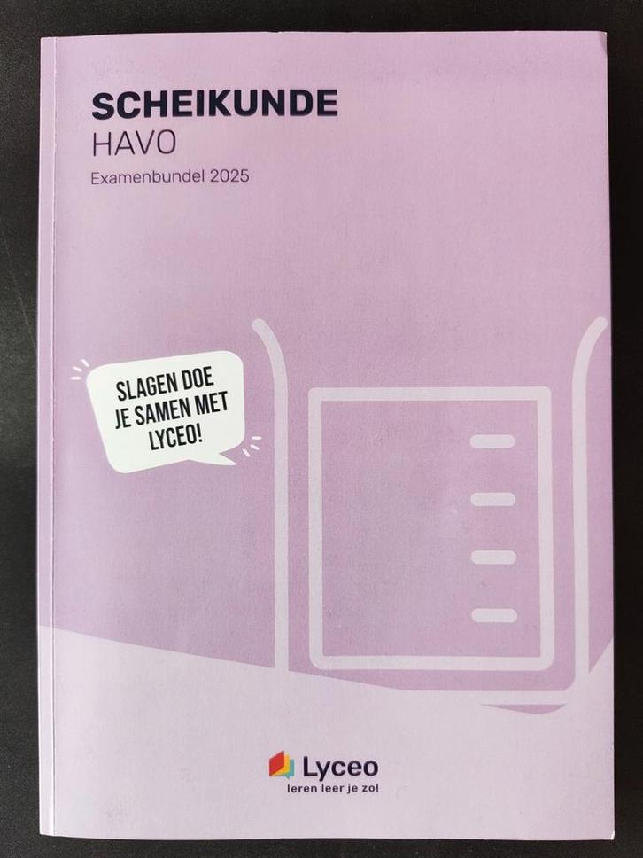 Scheikunde HAVO Examenbundel 2025 Lyceo, Boeken, Studieboeken en Cursussen, Zo goed als nieuw, HBO, Beta, Ophalen of Verzenden