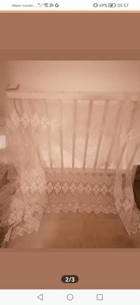 Witte vitrages., Huis en Inrichting, Gebruikt, 200 cm of meer, Wit, Ophalen of Verzenden