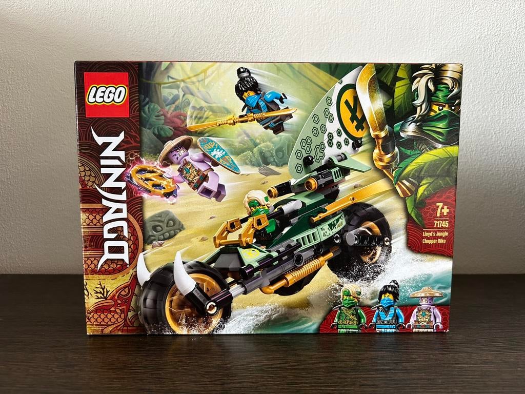 Lego 71745 Ninjago: Lloyd’s Jungle Chopper Bike, Ophalen of Verzenden, Zo goed als nieuw, Complete set, Lego