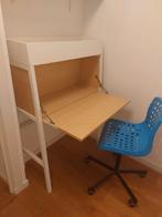 Opklapburo ikea met bureaustoel, Huis en Inrichting, Bureaus, Ophalen