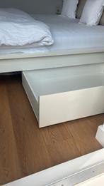 Bed Lades Malm Ikea 4 stuks wit, Huis en Inrichting, Slaapkamer | Bedden, Ophalen, Gebruikt, Wit, Tweepersoons