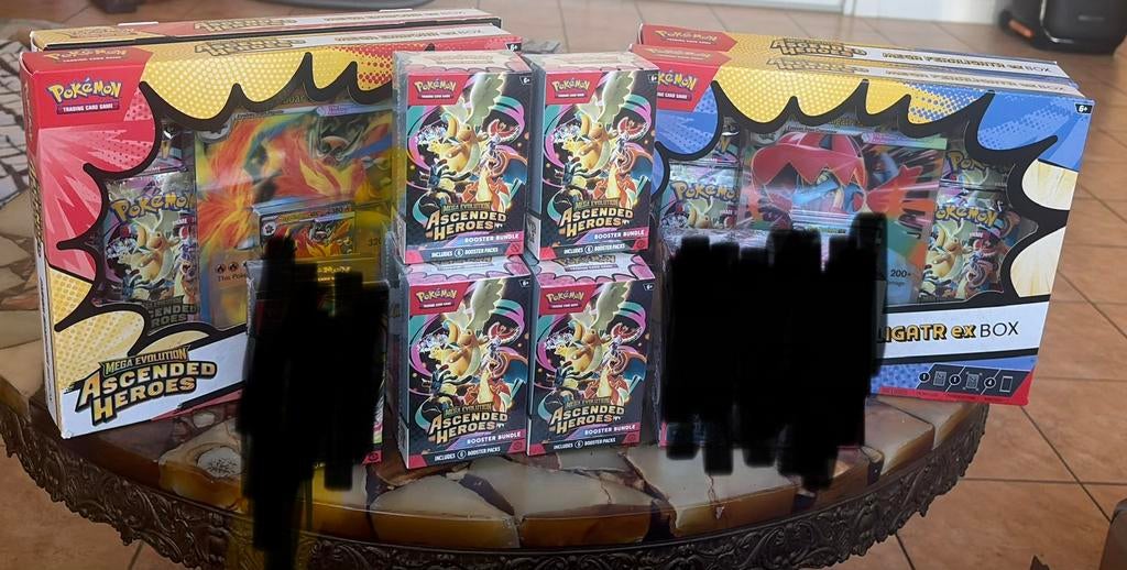 Ascended heroes sealed collectie, Hobby en Vrije tijd, Verzamelkaartspellen | Pokémon, Ophalen of Verzenden, Zo goed als nieuw