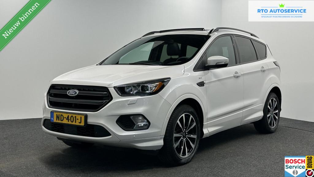 Ford Kuga 1.5 EcoBoost ST Line PANO TREKHAAK CAMERA NAVI CAR, Met garantie (alle), Wit, Origineel Nederlands, Bedrijf
