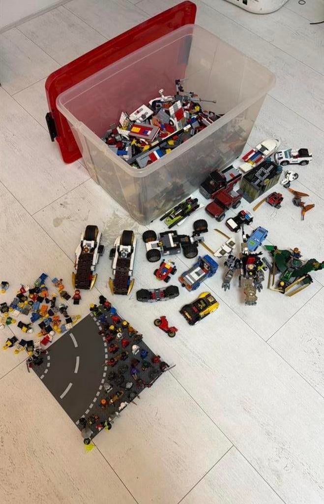 Lego Ninjago / Lego City - Minifigures & Bulk, Lego, Ophalen of Verzenden, Zo goed als nieuw, Losse stenen