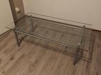 Glazen salontafel, Huis en Inrichting, Ophalen, 100 tot 150 cm, 50 tot 100 cm, Zo goed als nieuw