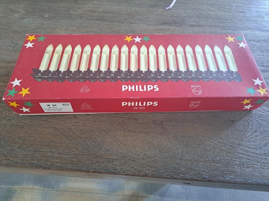 Philips kerstlampjes, 50 jaar oud, Diversen, Kerst, Ophalen of Verzenden, Gebruikt