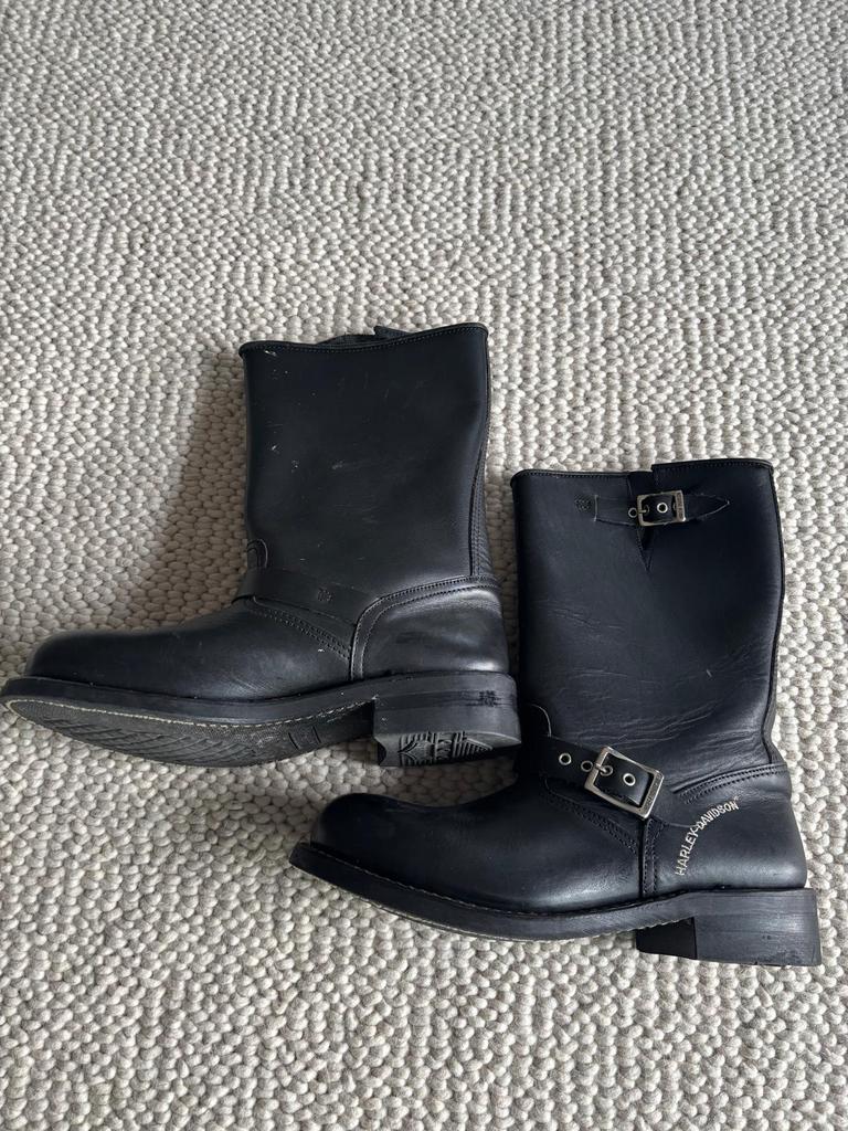 Harley davidson leren motorlaars maat 45, Ophalen of Verzenden, Tweedehands, Heren, Laarzen