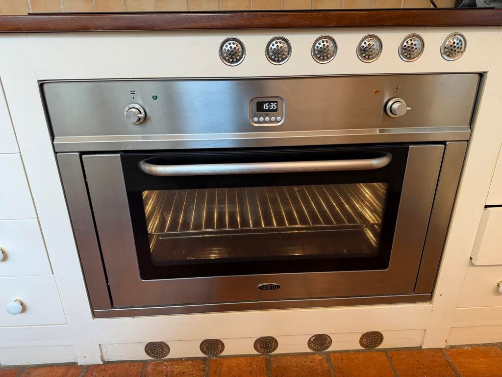 Boretti SAL90IX oven multifunctioneel inbouw, Witgoed en Apparatuur, Ovens, Gebruikt, Oven, 60 cm of meer, Inbouw