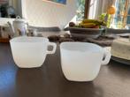 Twee Opale soepkommen uit de jaren 50 / 60, Ophalen of Verzenden