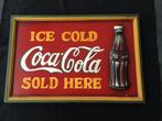 Coca Cola, vintage houten reclamebord, Ophalen of Verzenden, Zo goed als nieuw