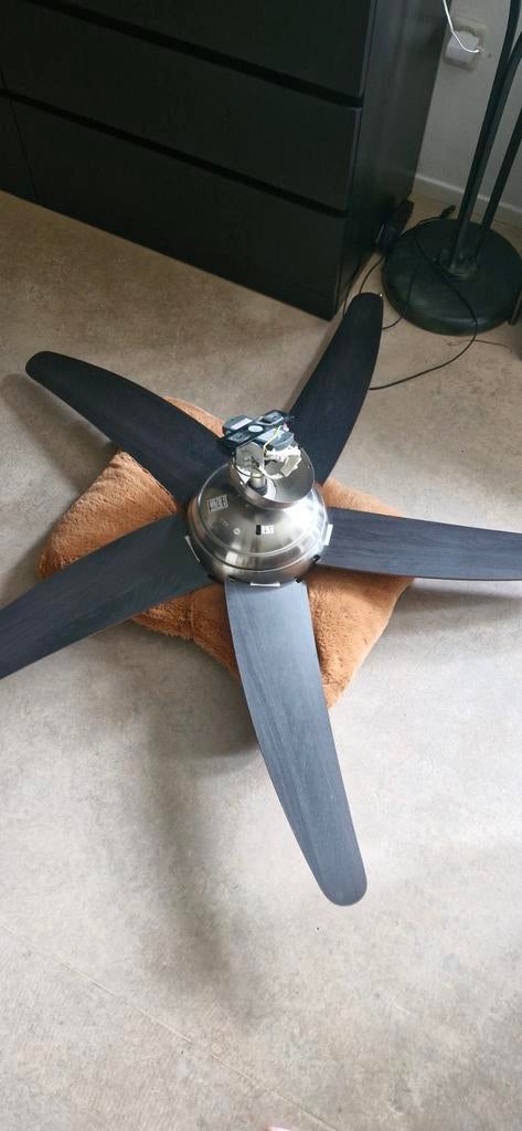 Ventilator lamp met afstandsbediening, Witgoed en Apparatuur, Ventilatoren, Ophalen, Ventilator met afstandsbediening, Gebruikt