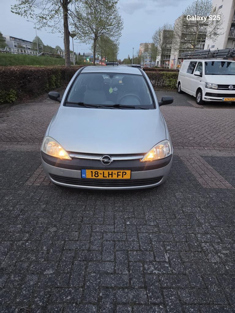 Opel Corsa 1.0 12V 3D Easytronic 2002 Grijs, Auto's, Opel, 450 kg, 600 kg, 58 pk, 973 cc