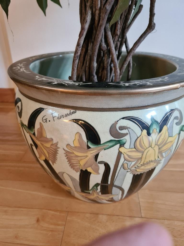 Plantenpot Fieravino, Huis en Inrichting, Woonaccessoires | Vazen, Ophalen, Overige kleuren, Aardewerk of Porselein, Zo goed als nieuw
