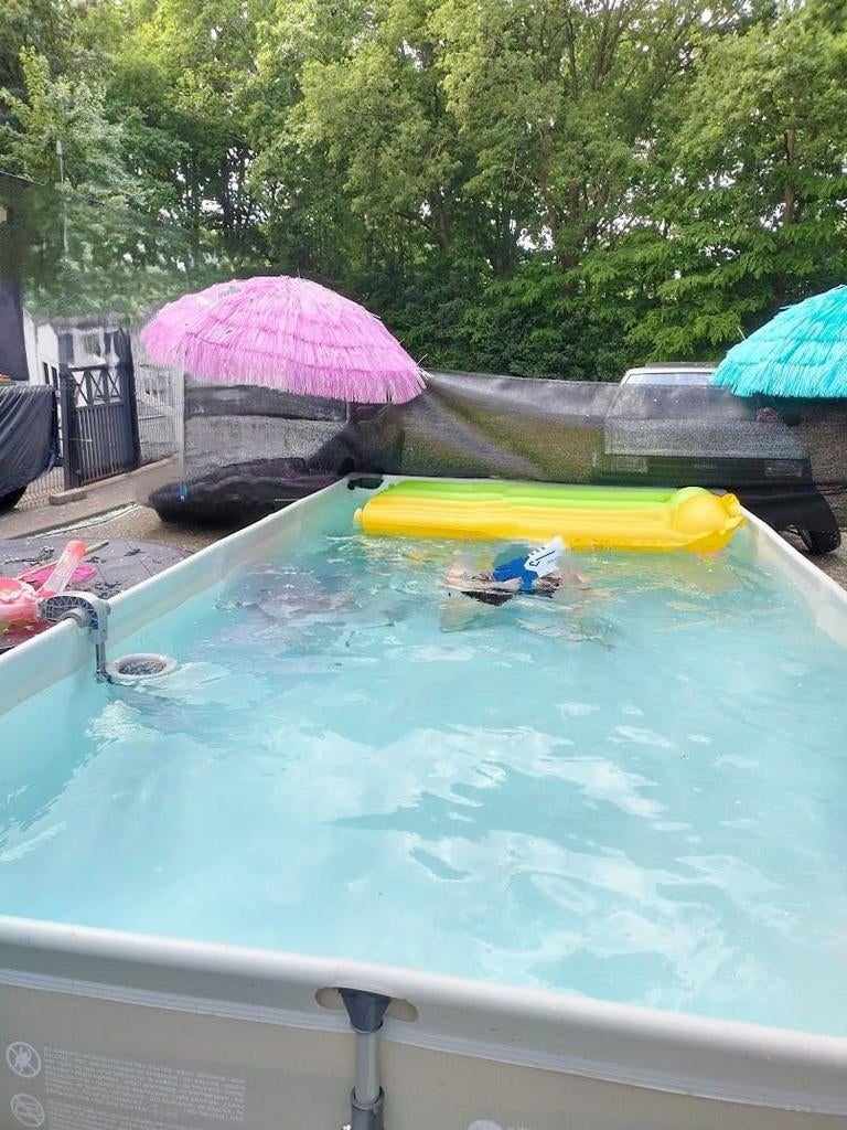 Compleet zwembad 4 Bij 2 ,met alle toebehoren, zoals pomp,, Tuin en Terras, Zwembaden, Ophalen, 200 tot 300 cm, 80 tot 120 cm