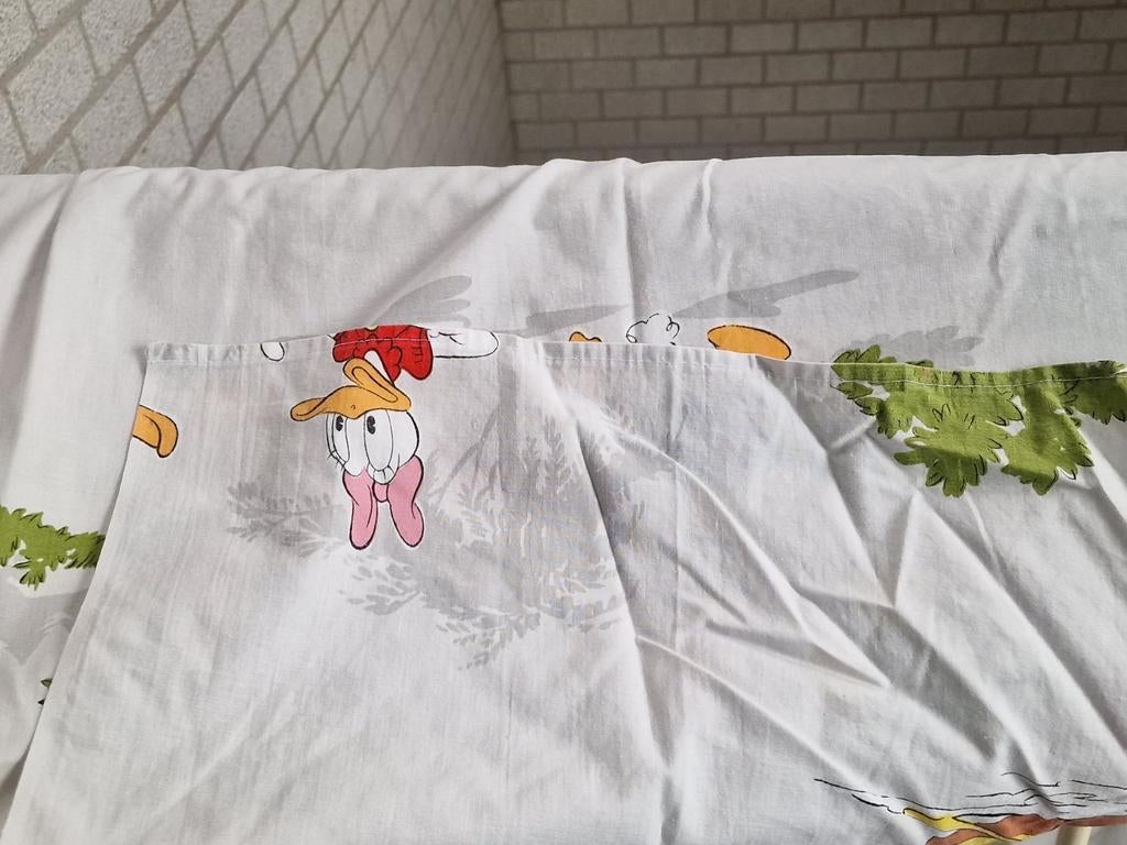Vintage dekbed overtrek - Donald duck, Kinderen en Baby's, Kinderkamer | Beddengoed, Ophalen of Verzenden, Jongetje of Meisje