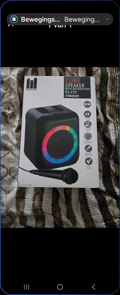 Karaoke box, Ophalen of Verzenden, Nieuw, Complete set