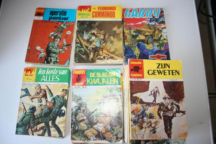 Verzameling oorlogs strips, Boeken, Strips | Comics, Gelezen, Meerdere comics, Europa, Ophalen of Verzenden