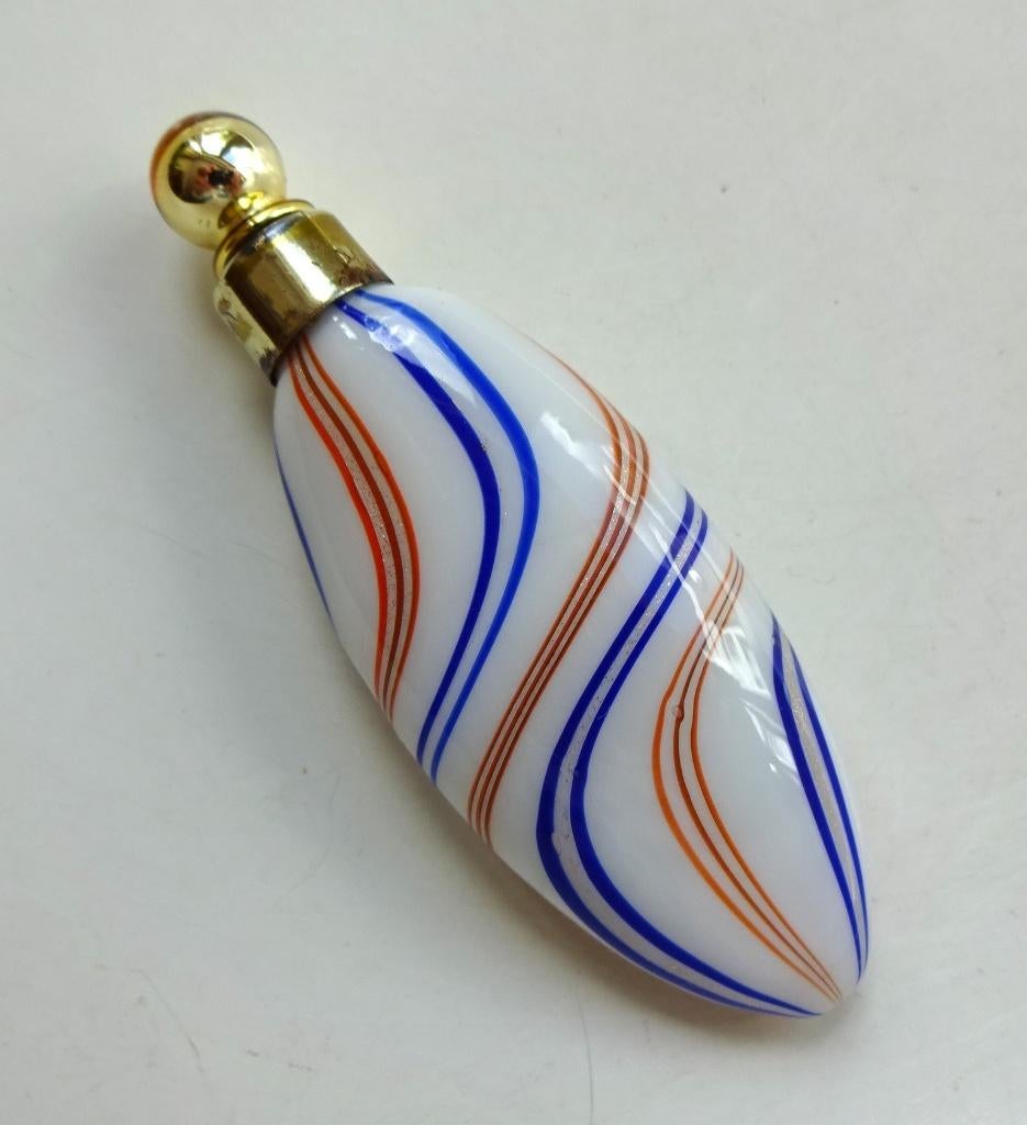 Vintage Murano glazen liggend parfumflesje, Ophalen of Verzenden