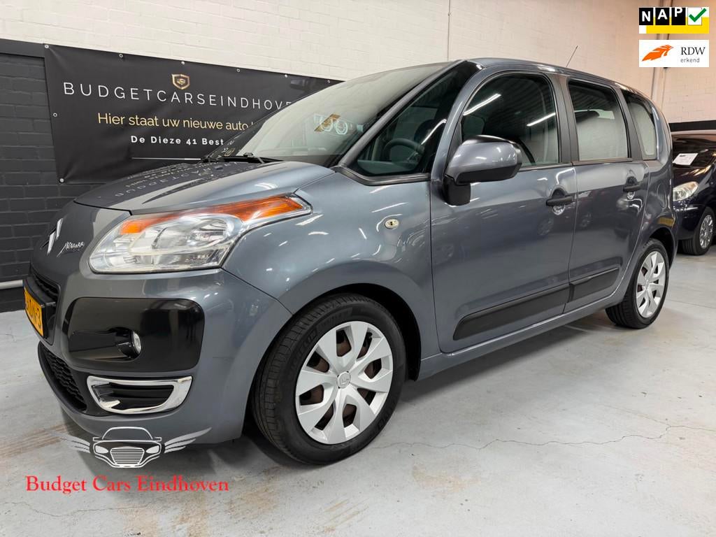 Citroen C3 Picasso 1.4 VTi Aura Nap/Airco/APK 17-12-2026!, Auto's, Gebruikt, Origineel Nederlands, Bedrijf, Grijs